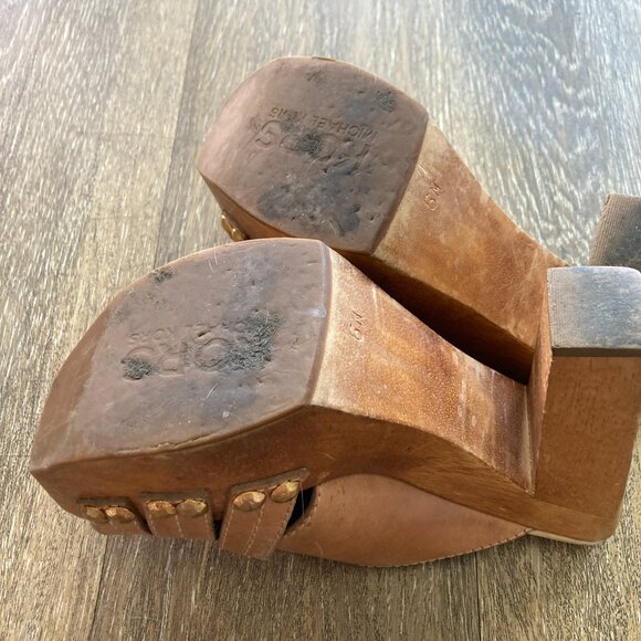 Michael KORS High heeled Platform Size 6M Clogs - Picture 6 of 11